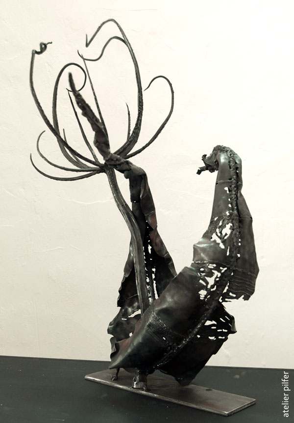 menu 2 sculpture les mauvaises graines la cardere